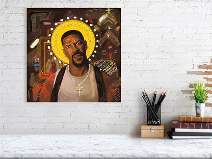 Denzel Washington Denzel training day american gangster painting portrait photorealistic painting portrait of denzel washington artwork black art black painting black portrait african art african american art celebrity artwork